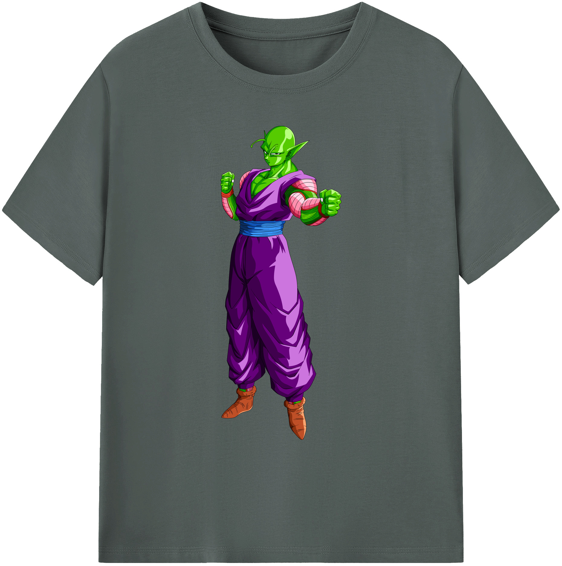 （画像用） ドラゴンボール ピッコロ DRAGON BALL Piccolo 綿100％ メンズ半袖Tシャツ｜肌触りやわらか＆通気性